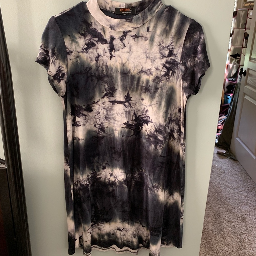 Tie dye mini dress!